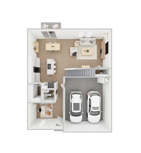 Sycamore - 4 Bedroom 2.5 Bath 2,338 Sq. Ft. Floor Plan at Presidential Heights Rental Homes in Manor, TX
